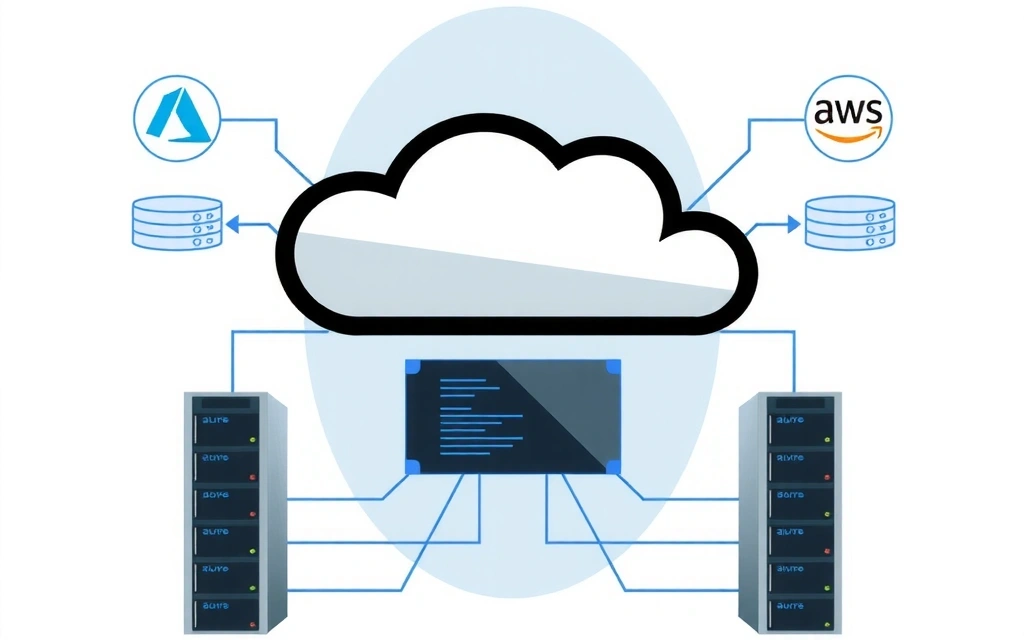 Illustrasjon for kurset Skyplattformadministrasjon (Azure/AWS)