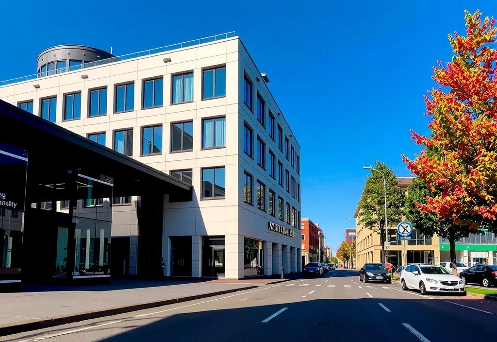 Moderne kontorbygning i Oslo